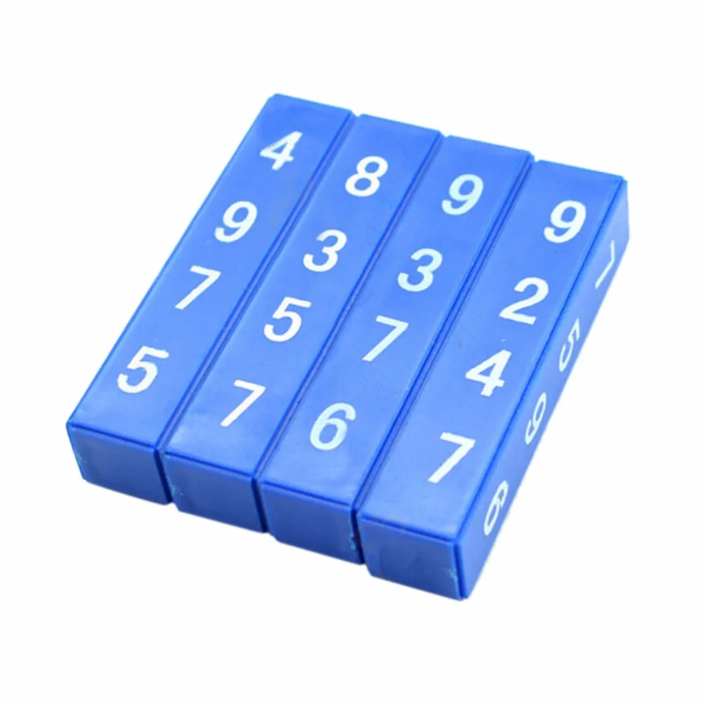 4 шт. быстросчетные блоки ментализм магические трюки реквизиты волшебный трюк