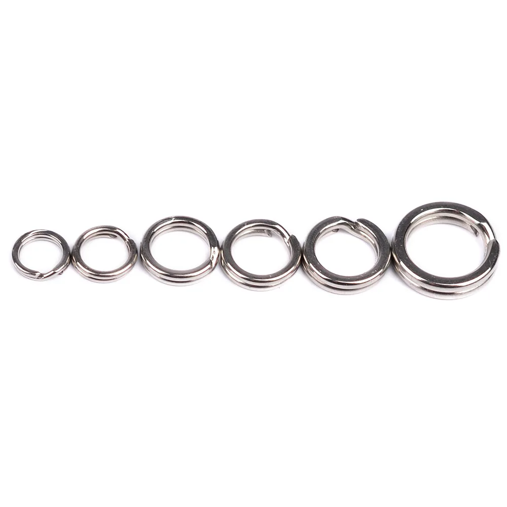 10 шт./lotStainless Сталь кольцо Разделение зажим шарнирного соединения с двойными