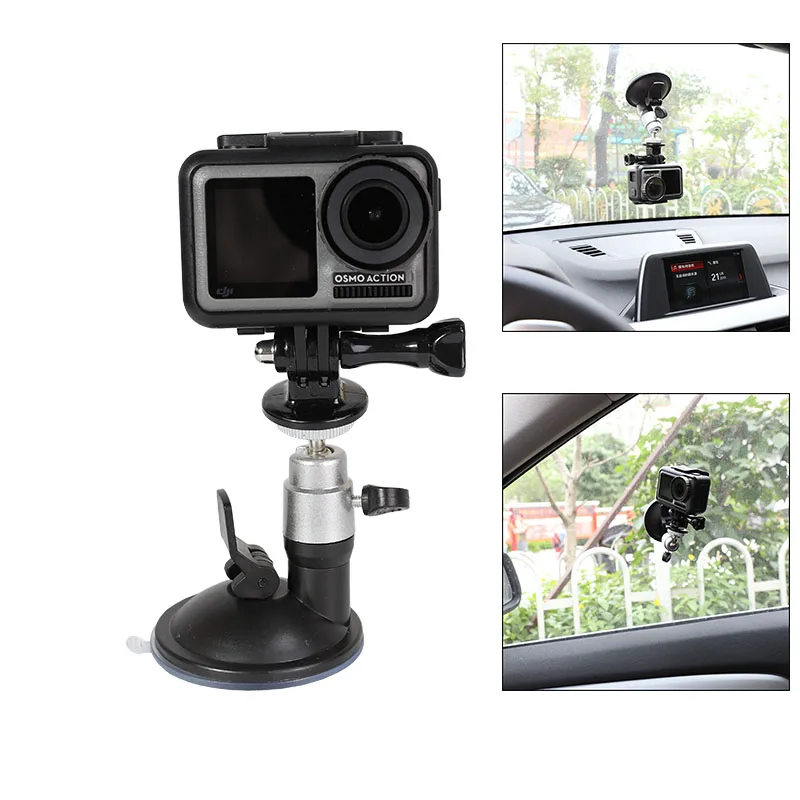 Настенное крепление на присоске регулируемое для DJI OSMO Action Cam Arlo GoPro SJCAM EKEN YI 4K