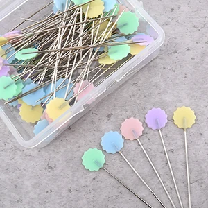 E 100PCS Chainho, 1 коробка/упаковка, доступно 5 форм, цветные, локализация прямые булавки для квилтинга и шитья рукоделие и швейные булавки, ND004 - Цвет: E 100PCS