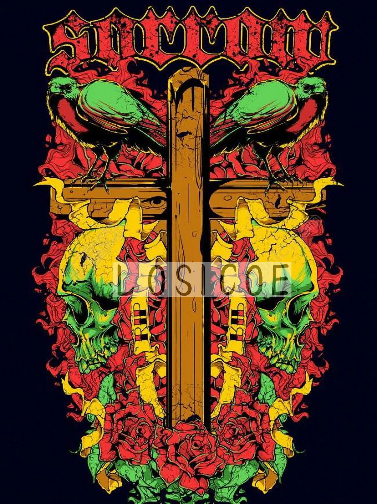 CR0SS! Tattoo Sketch Retro Kraft Paper Posters Wall Sticker Painting &amp Calligraphy Antique collection Interior Hecoration | Дом и сад