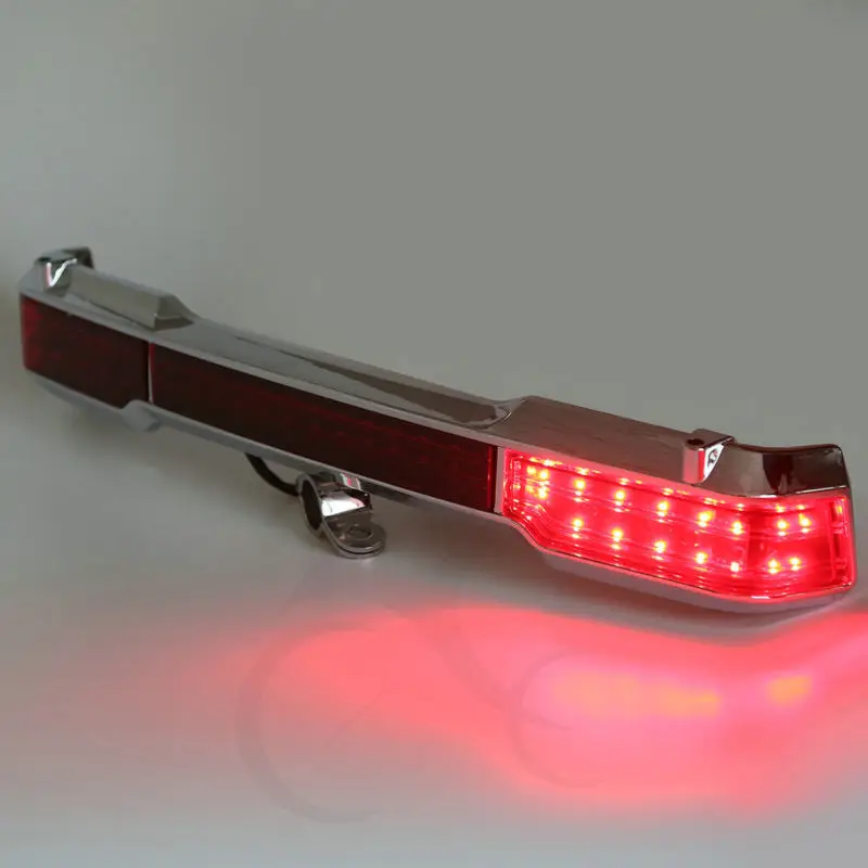 Хромированный Светодиодный задний стоп-сигнал Accent для Harley Touring багажник King Tour Pack