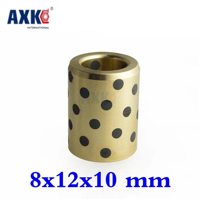 

2021 Sale Top Fashion Rodamientos Thrust Bearing 8x12x10 Mm Linear Graphite Copper Set Bearing Bushing Oil Self-lubricating Jdb