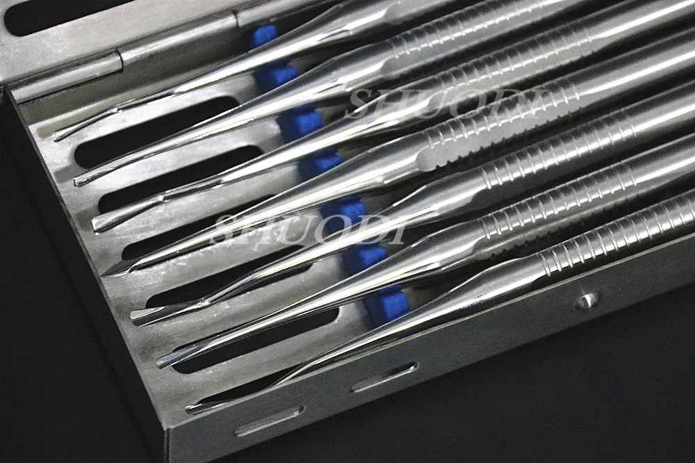 7 шт./компл. стоматологический аппарат для удаления зуба лифт хирургический