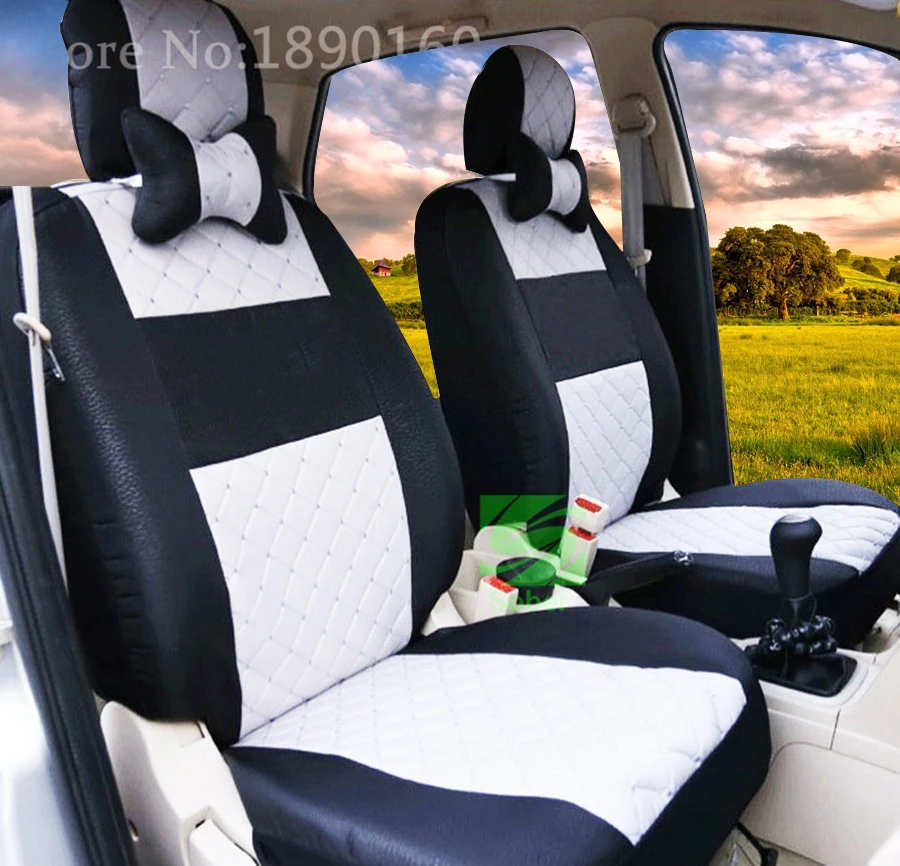 2 передних сидений Универсальный автомобильный чехол для сиденья Citroen C4 C5 C2 C3