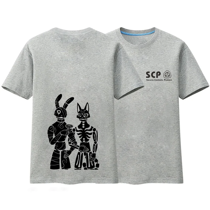 Хлопковая футболка High Q унисекс с рисунком аниме Cos SCP специальная схема