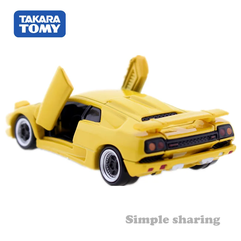 Tomica Premium No.15 Lamborghini Диабло SV желтая Takara Tomy металлическая модель автомобиля игрушки