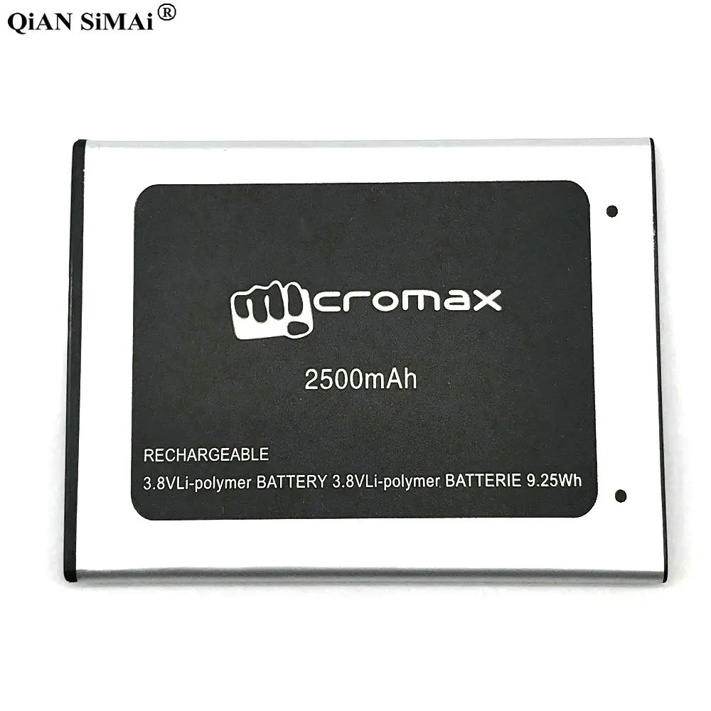 Новый высококачественный аккумулятор 2500 мАч для телефона Micromax D340|battery for|battery for