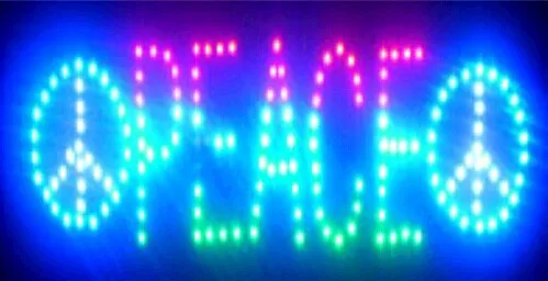 Горячая Распродажа Anuncio Luminoso Led Графика 15 мм полуоткрытый 10X19 дюймов мир бизнес