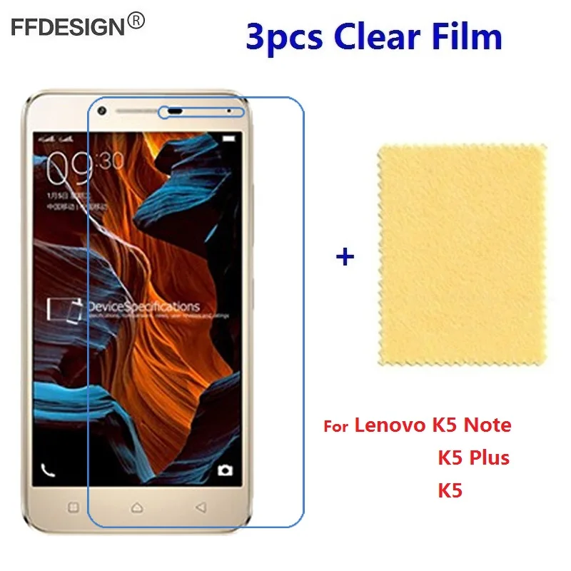 Прозрачная защитная пленка для ЖК-экрана Lenovo K5 Note 3 шт. | Мобильные телефоны и