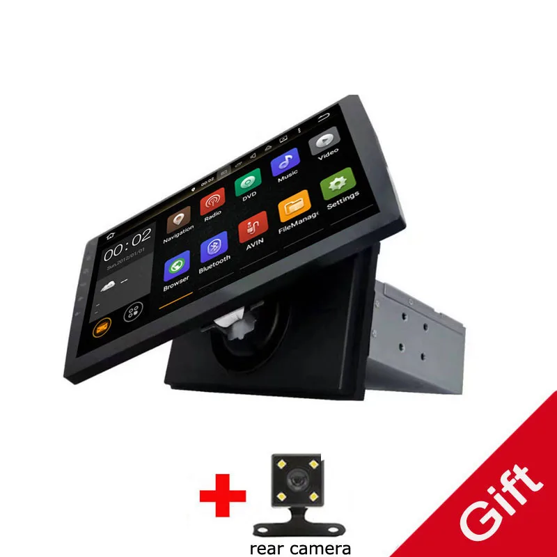 Один din 10 1 &quotУниверсальный Восьмиядерный Android 9 0 PX3/PX5 автомобильный dvd-плеер gps