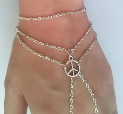 Браслет цепочка для подчиненных браслет ручной работы с пентаграммой|h bracelet|bracelet