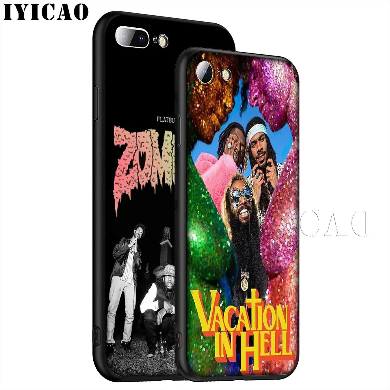 IYICAO Flatbush Zombies Мягкий силиконовый чехол для телефона iPhone XR X XS 11 Pro Max 6 6S 7 8 Plus 5 5S SE
