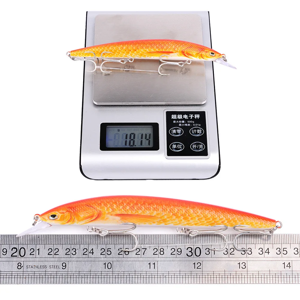 1 шт. рыболовные приманки гольян воблеры Картеры собака прогулочная наживка из