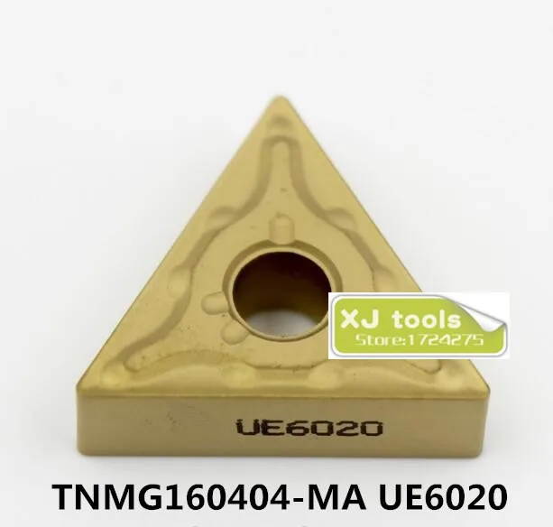 

Твердосплавные вставки UE6020/TNMG160404-MA UE6020 для MTJNR/WTJNR/MTENN, токарные лезвия, режущие наконечники для стали, 10 шт.