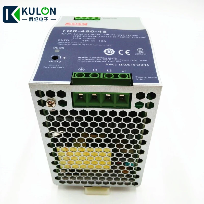MEANWELL TDR 480 48 340 550 В переменного тока широкий диапазон входного напряжения в