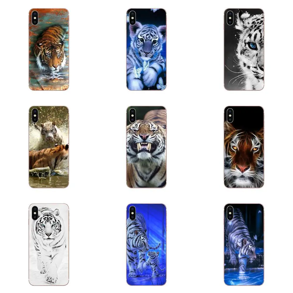 Мягкий чехол из ТПУ с лучший для Galaxy J1 J2 J3 J330 J4 J5 J6 J7 J730 J8 2015 2016 2017 2018 mini Pro Белый Тигр