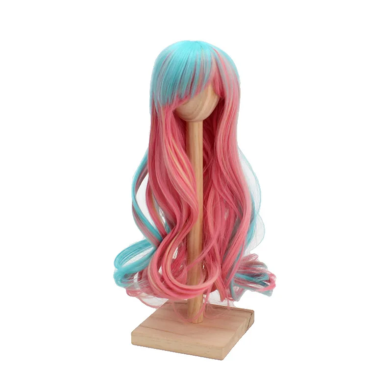 Bjd кукла чистый цвет градация волны рулон аксессуары 15*100 см 1 шт. волосы ряд
