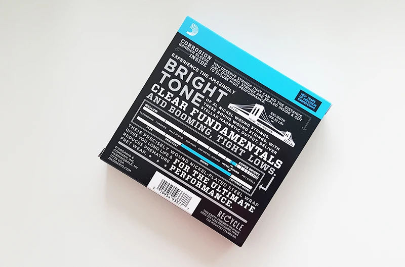 2 комплекта D'addario DAddario среднего калибра с никелевой обмоткой бас струны, длинные весы, EXL160TP, EXL170TP 45-100,50-105