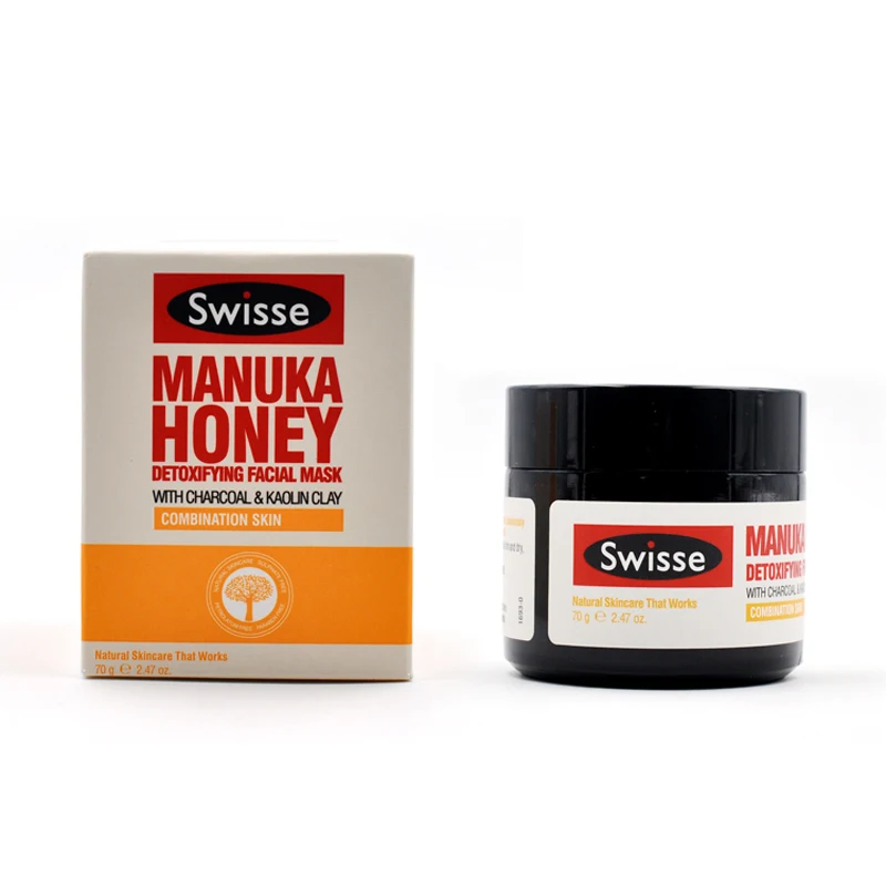 Австралийская медовая детоксикационная маска для лица swise Manuka 70 г очищающая