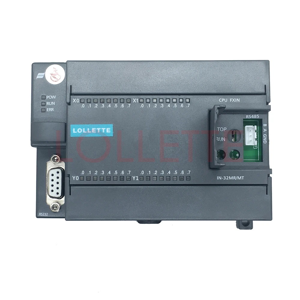 Controlador Plc Fx1n 32mt 16 de Entrada e Saída de Transistor 24v com Canais e Pulso 100k Controlador do motor