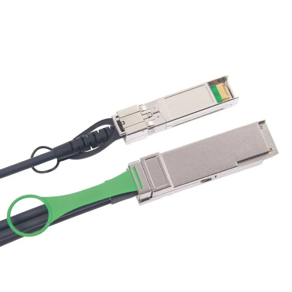 10Gtek для QSFP-4SFP10G-CU2M 2-метровый 40 ГБ/сек. QSFP + to 4x SFP Пассивный кабель прямого