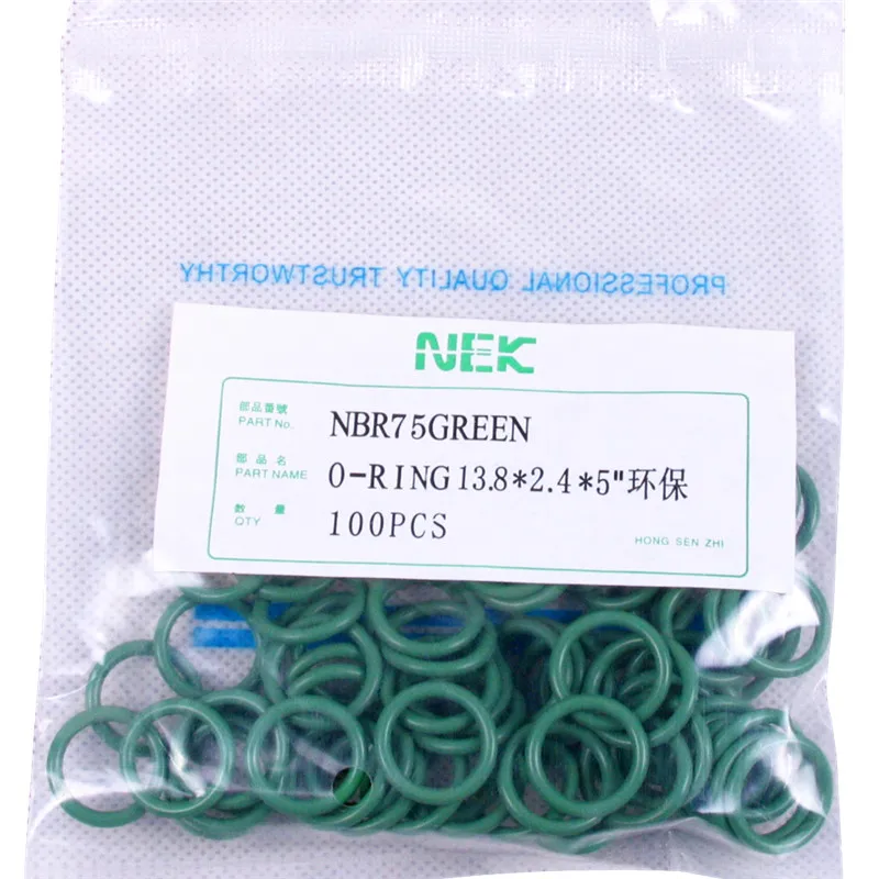 13,8*2,4 мм)#10 R134a NBR комплект резиновых уплотнительных колец, высокая термостойкость для автомобильного кондиционера клапан 5/16 3/8 1/2 5/8