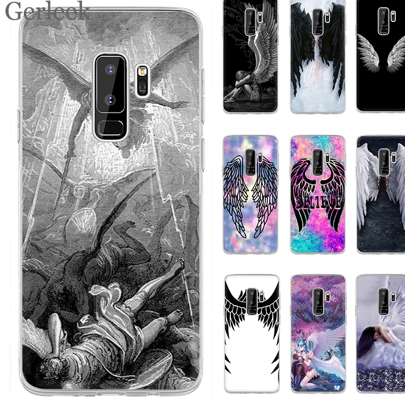 Чехол для мобильного телефона Desxz Angel Wings Жесткий ПК Samsung Galaxy J1 J2 J3 J5 Prime J6 J7 защитный