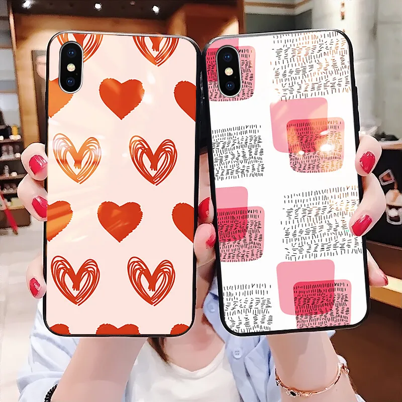 Чехол для телефона iPhone 5 6 6s 7 8 Plus X XR XS 11 Pro Max закаленное стекло ремешок на запястье