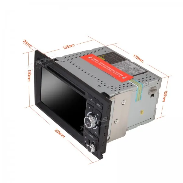 XTRONS 7 &quot1080P видео емкостный сенсорный автомобильный dvd-плеер с экраном