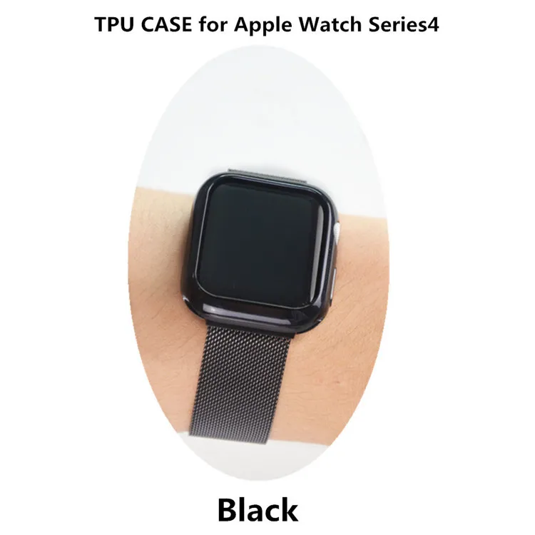 Низкая цена Совместимость с Apple Watch Series4 40 мм/44 мм iWatch серии 4 покрытием ТПУ мягкий чехол бампер чехол Горячая Распродажа