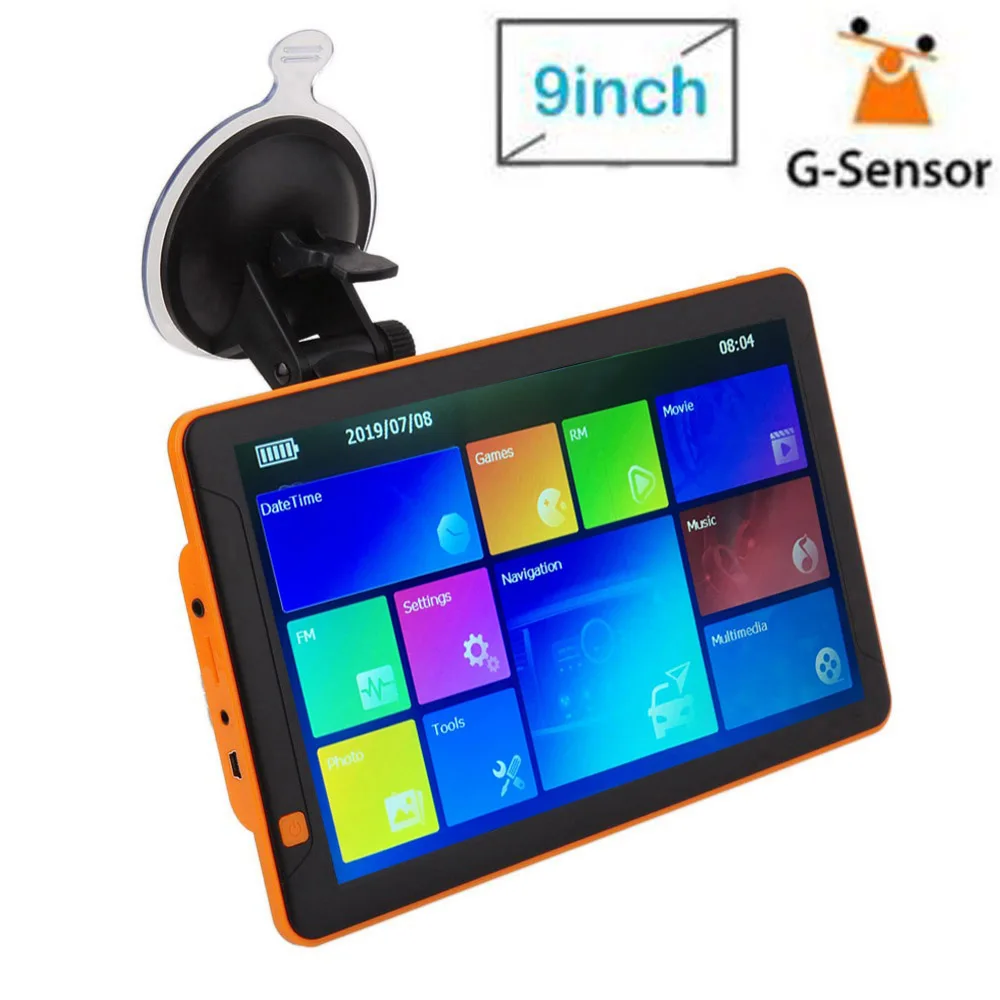 Автомобильный навигатор gps 9 дюймов HD lcd емкостный экран 256 Мб Navitel спутниковая навигация грузовик gps навигатор автомобиль последняя Европа