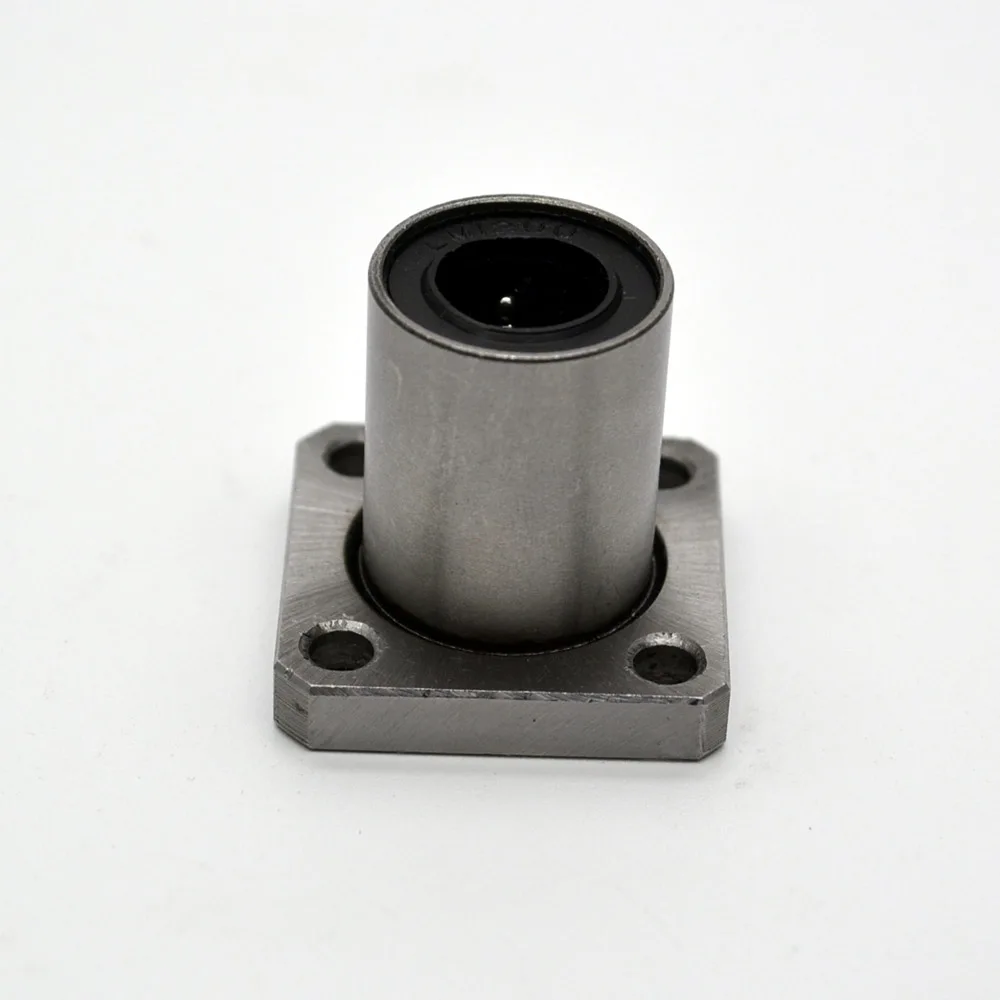 

2pcs LMK6UU 6mm square flange ball bearing bushing for 6mm linear guide rail rod shaft cnc part printer bearing