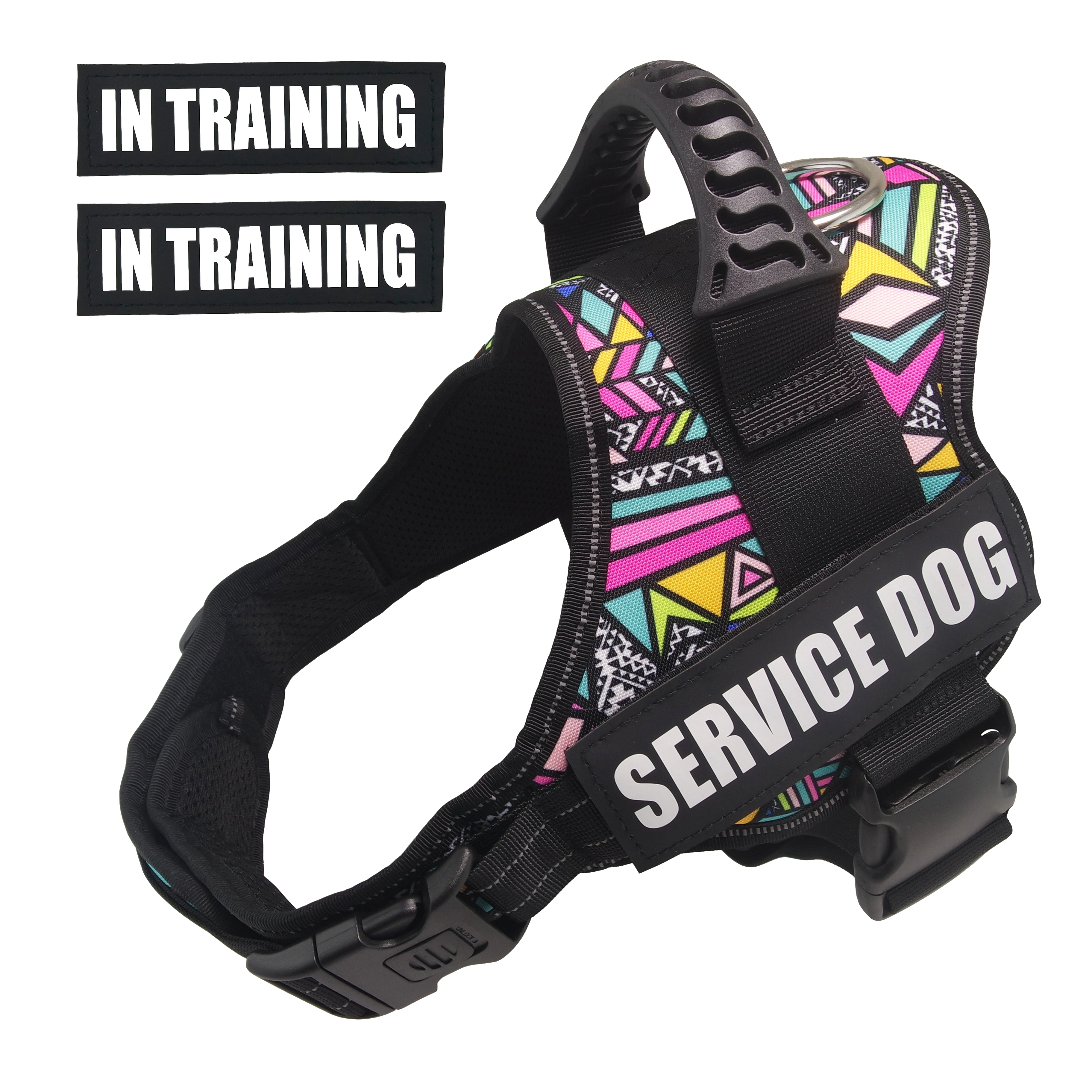 , Service Dog Vest No-pull Reflective Breathable Adjustable 
