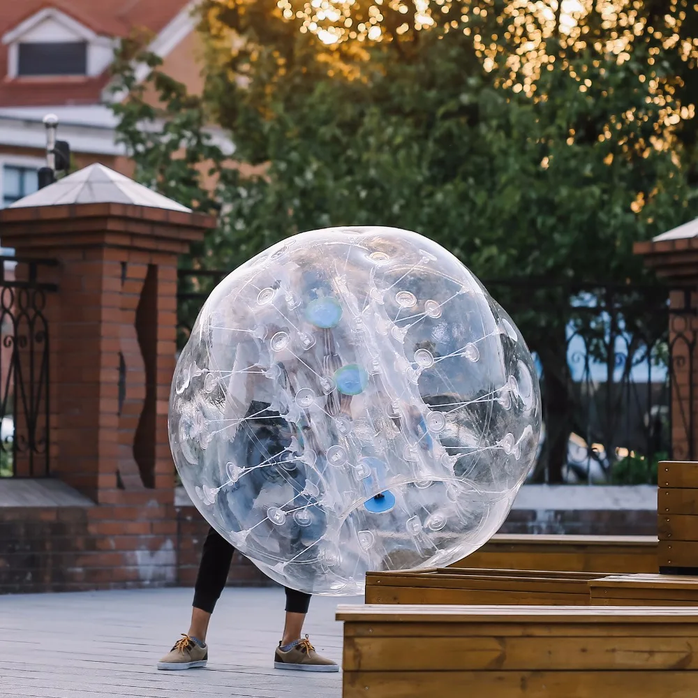 Детский и взрослый надувной корпус Zorb 1 5 m/4.92ft ПВХ бампер футбольный пузырь|body