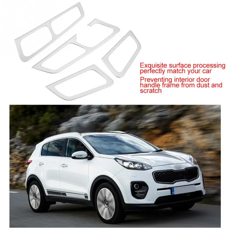 4 шт. прочная дверная рамка для салона автомобиля аксессуары Kia Sportage KX5 QL 2015 2016 2017