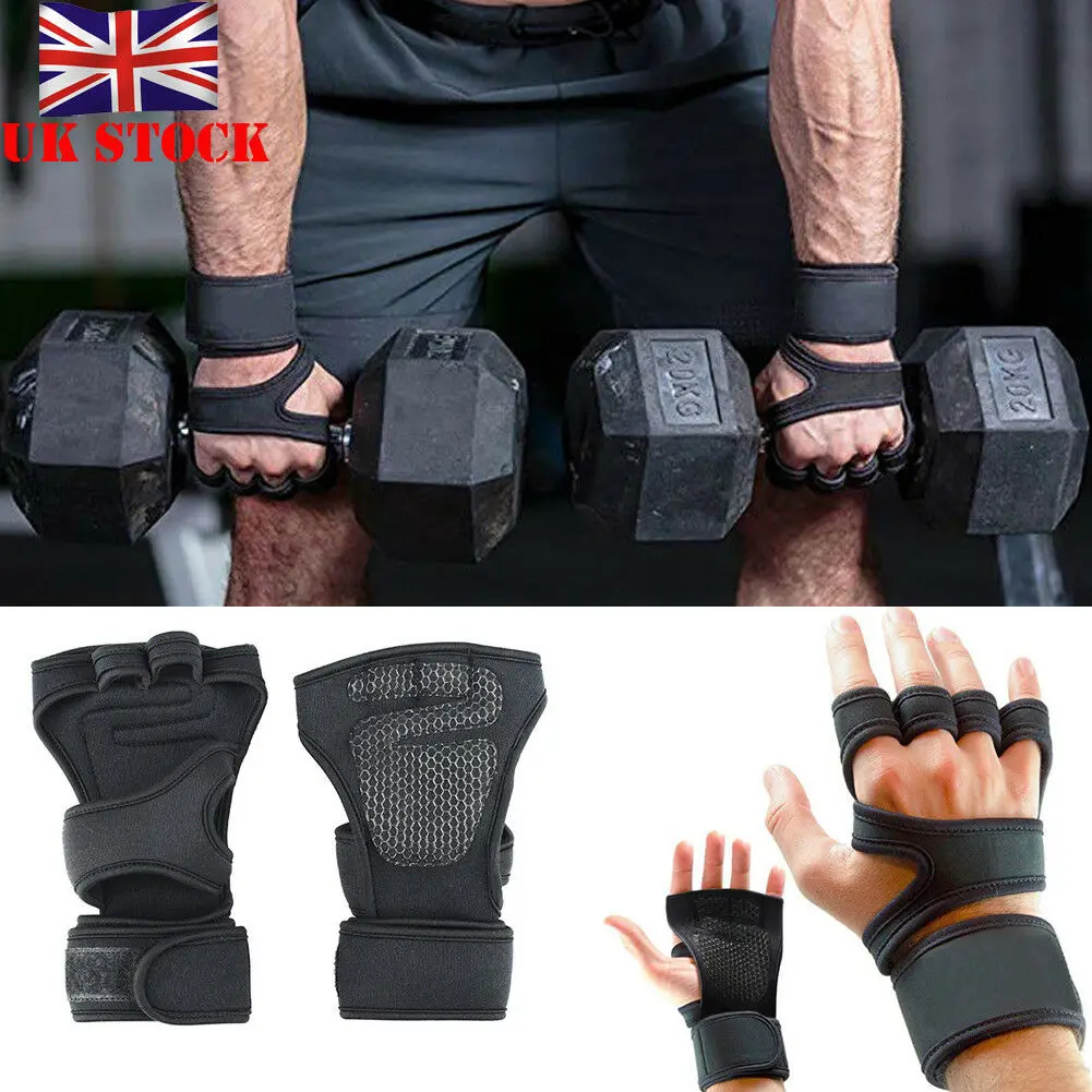 New Arrival Fitness Gloves Weight Lifting Gym Workout Training Wrist Wrap Strap Support Men Women Braces M L XL | Красота и здоровье