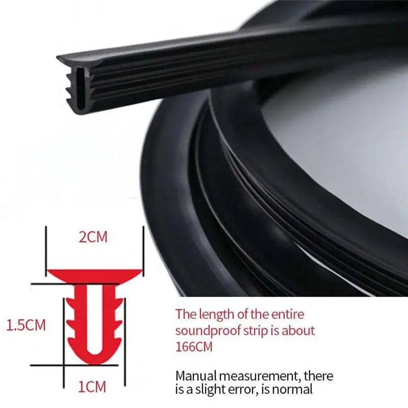 Universal Car Stickers Dashboard Sealing Strips Auto Rubber Seals Weatherstrip Soundproof Strip for All Accessories | Автомобили и