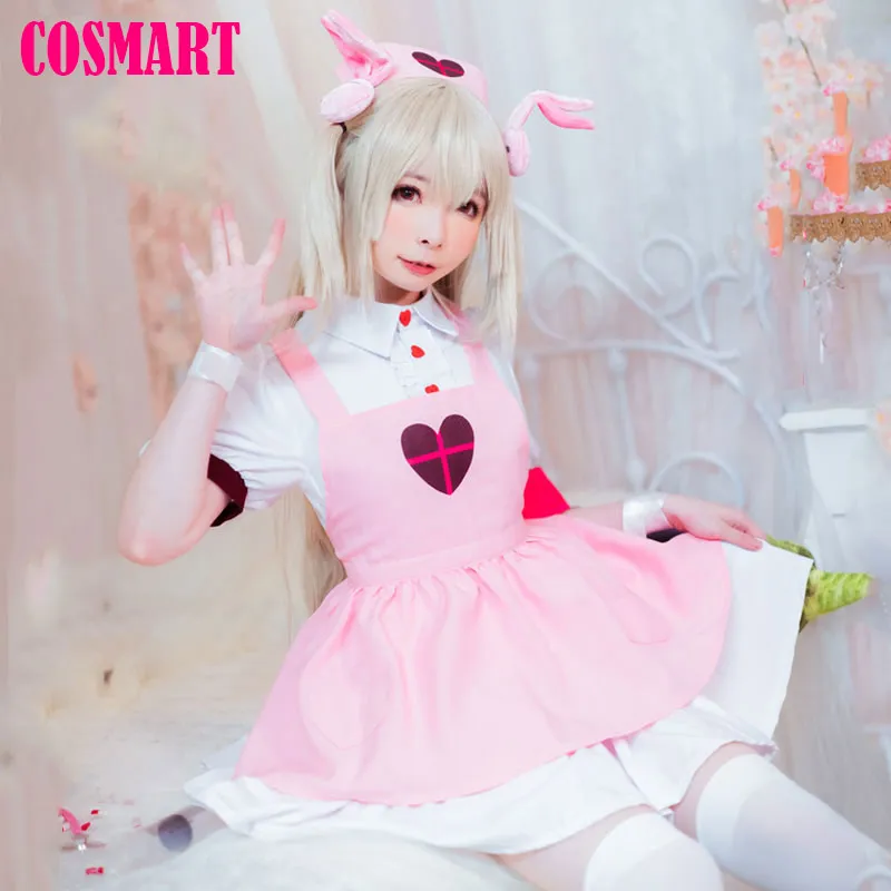 

YouTuber Natori Sana Cosplay Costume Pink Nurse Uniform Lolita Maid Dress Halloween Party Suit For Women Outfit New