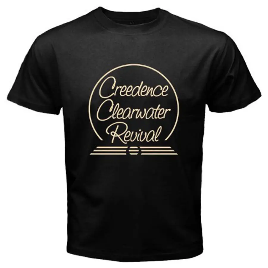 CCR Creedence Clearwater возрождение рок Легенда для мужчин черный футболка Размеры S до 3XL