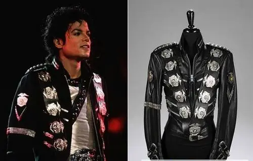 MJ Майкл Джексон BAD куртка с серебряными значки с орлом панк куртка представление коллекции-(все размеры