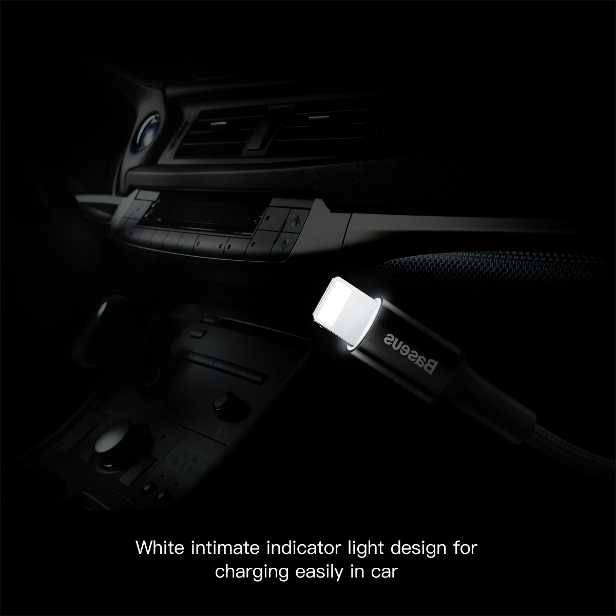 Светодиодный светильник Baseus USB кабель для iPhone X XS Max XR 8 7 6 6s 5 iPad Быстрая зарядка зарядное устройство кабель для передачи данных адаптер Кабели для мобильных телефонов