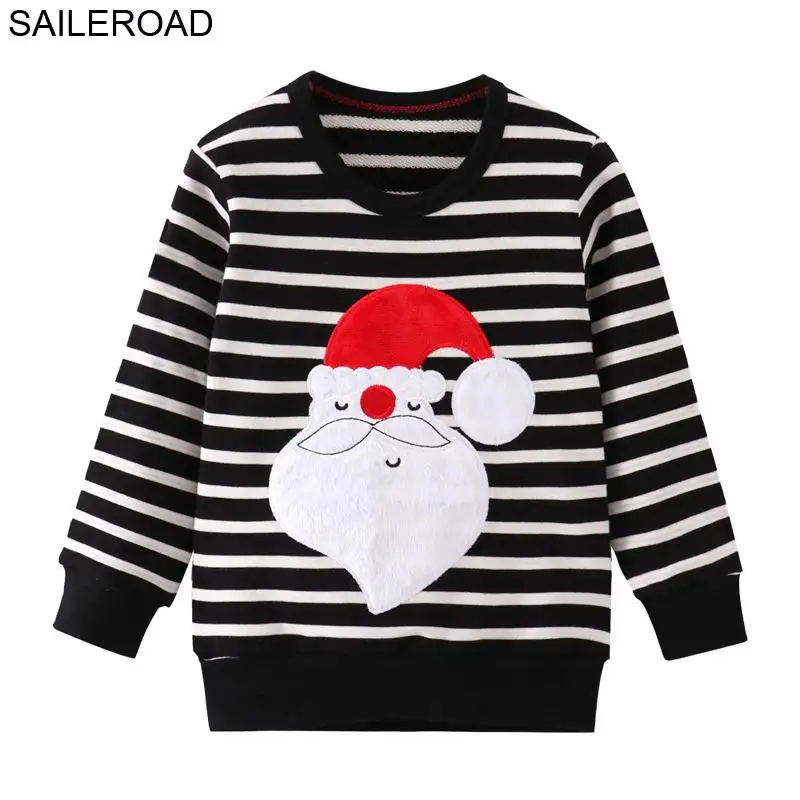 127/5000 SAILEROAD 2 шт. Рождественский Костюм Тройник Осень Дети Толстовка Топы Футболка