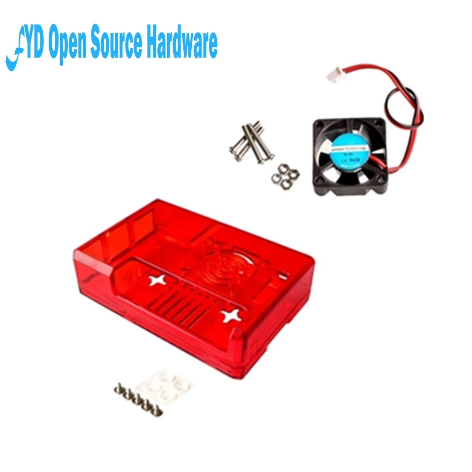 1 шт. чехол Raspberry Pi 3 ABS Прозрачный/красный/синий прозрачный корпус коробки +