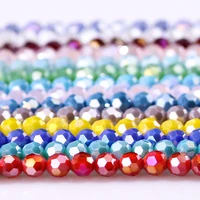 8mm austria opal round ball crystal beads for bracelet making diy material perles loose faceted spacer glass beads z172
