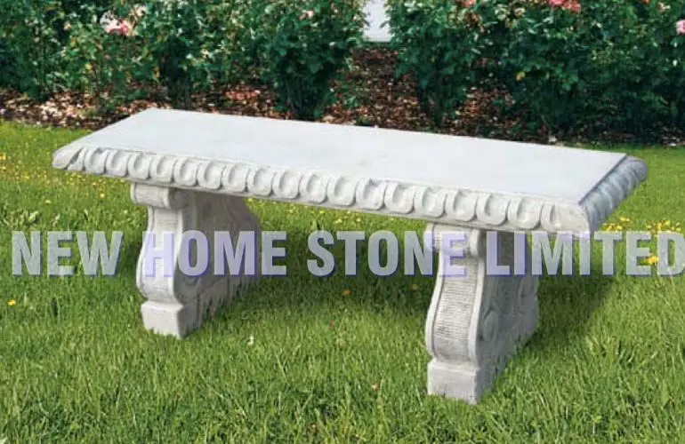 Натуральный камень скамейки для сад белый мрамор резьба уличная мебель | Мебель