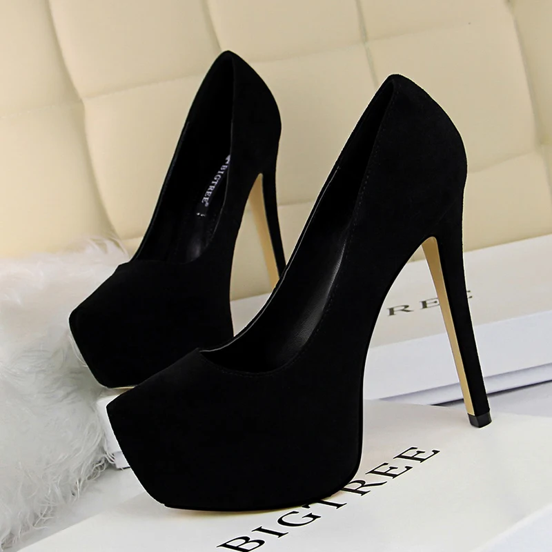 BIGTREE/туфли-лодочки на высоком каблуке и платформе женская обувь talon femme tacones altos mujer