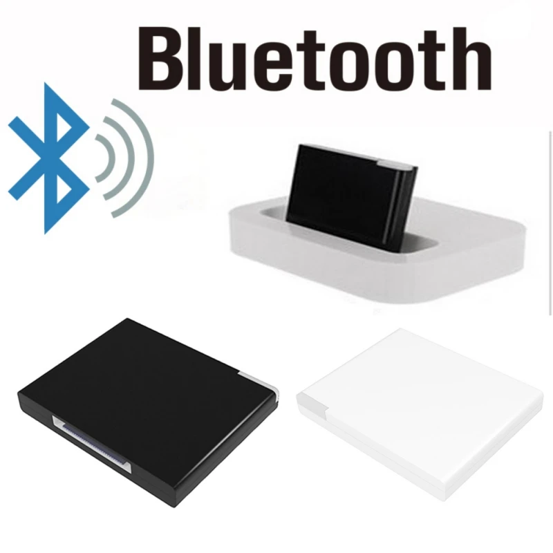 Музыка Аудио приемник для Bluetooth 2 1 EDR 30 Pin Портативный Plug and play стерео наушники