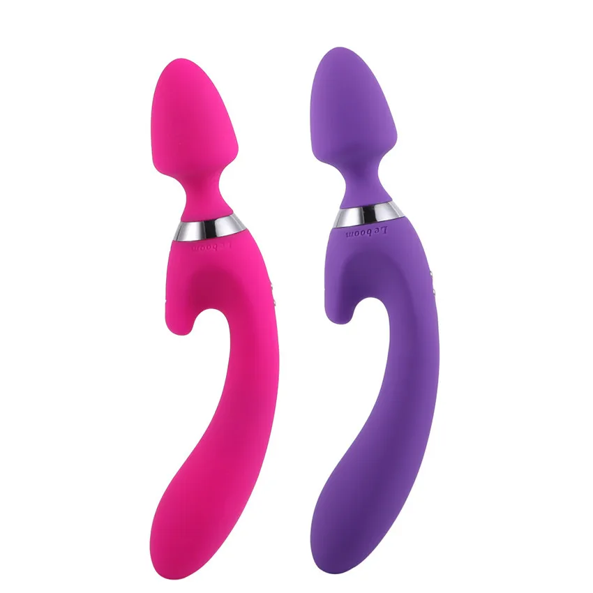 Двойной фаллоимитатор для точки G клитора Анальный вибратор секс-игрушки