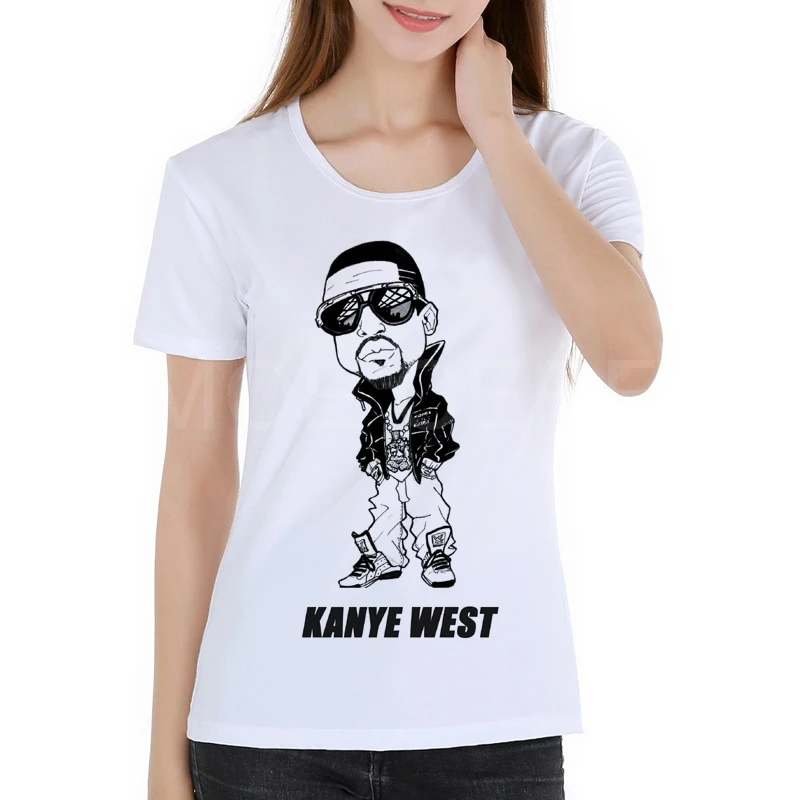 Модная обувь в стиле Канье Уэста с забавным мультипликационным принтом хип хоп